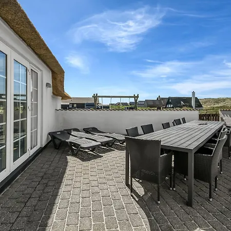 Poolhus Med Kun 100m Til Vesterhavet Sj80 度假居 *